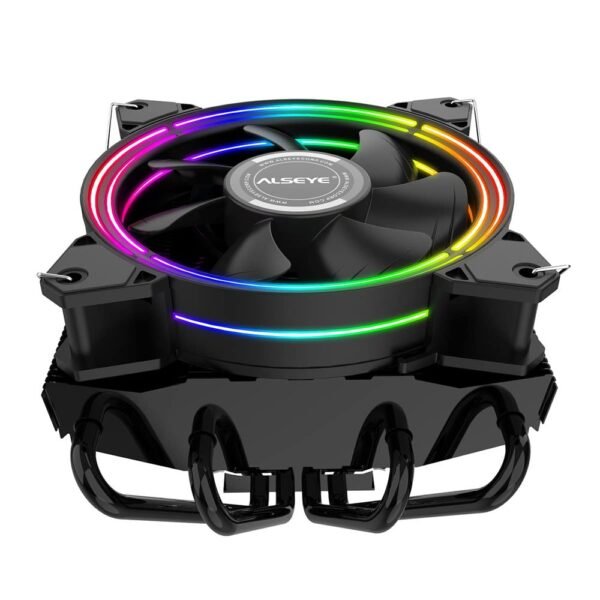 ALSEYE Halo H120T RGB 120mm CPU Air Cooler (Black)