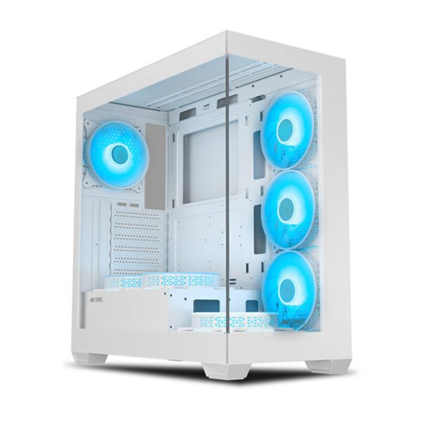 ANT ESPORTS Crystal X7 ATX Mid Tower Cabinet ( White )