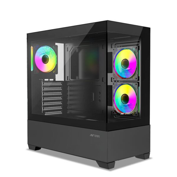 ANT ESPORTS Crystal Z3 ARGB ATX Mid Tower Cabinet ( Black )