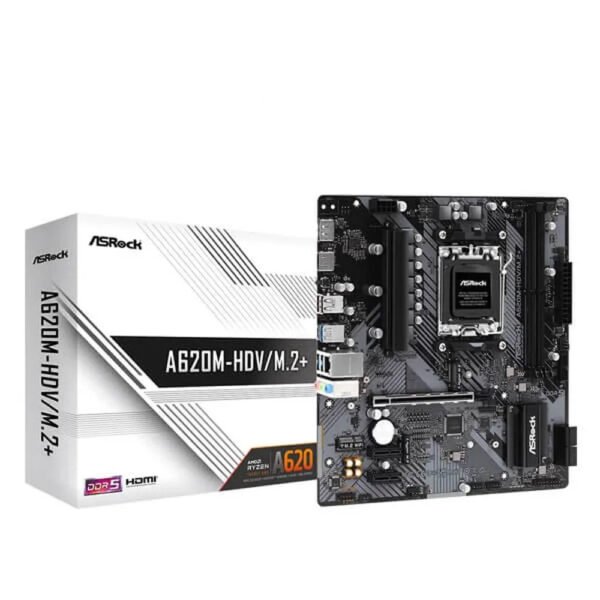 ASROCK A620M-HDV/M.2 Plus DDR5 AMD Motherboard