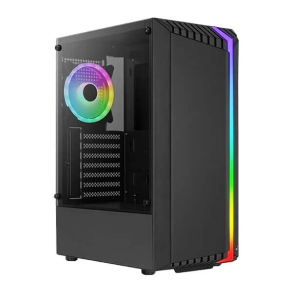 AEROCOOL Bionic RGB ATX Mid Tower Cabinet (Black)