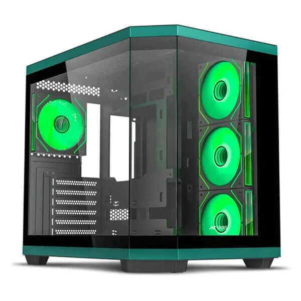 ANT ESPORTS Crystal X11 ARGB ATX Mid Tower Cabinet (Green)