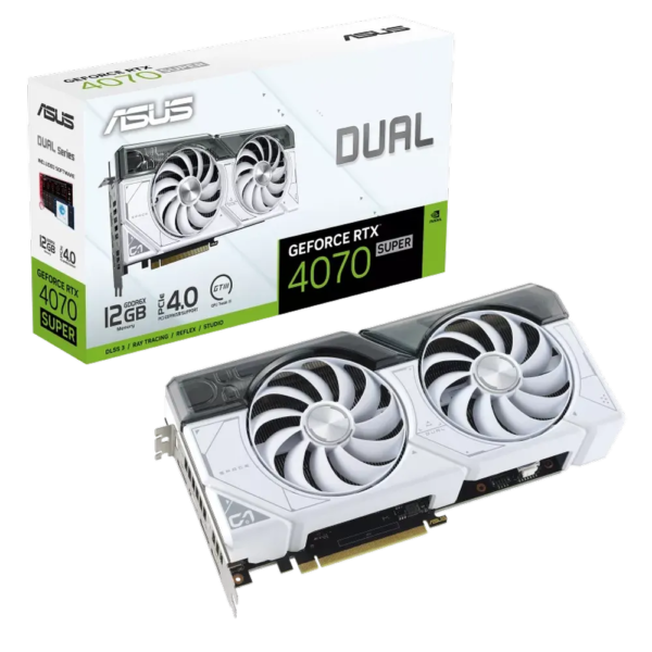 ASUS Dual GeForce RTX 4070 Super White Edition 12GB Nvidia Graphic Card