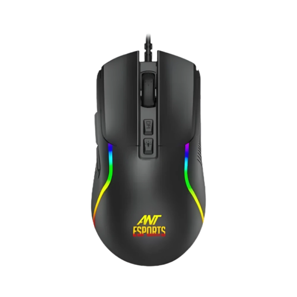 ANT ESPORTS GM380 Wired Ambidextrous Gaming Mouse ( 12800DPI / 7 Macro Buttons )