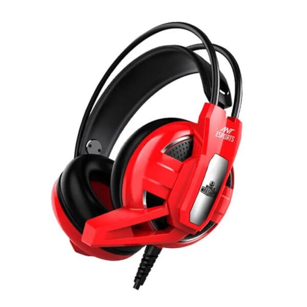 ANT ESPORTS H520W World of Warship License 3.5mm Wired Gaming Headphone ( Red ) ( PC / Playstation / Mobile / Xbox )