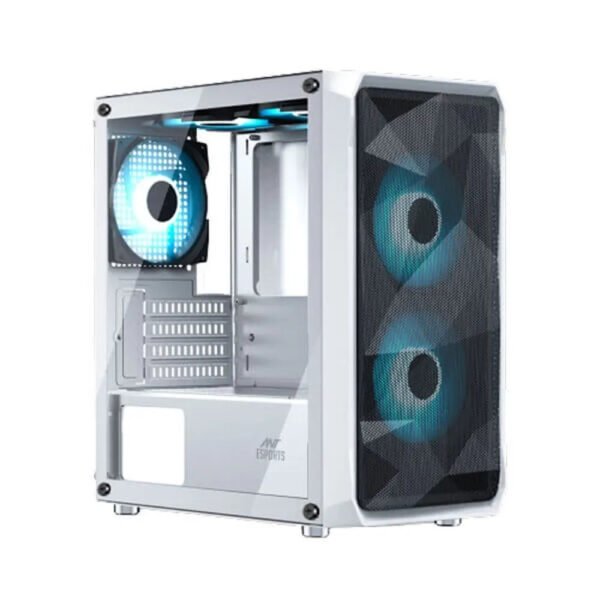 ANT ESPORTS ICE-100 Air Mini Tower Cabinet (White)