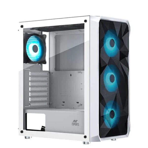 ANT ESPORTS ICE-112 ARGB ATX Mid Tower Cabinet (White)