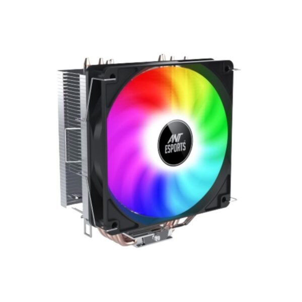 ANT ESPORTS ICE-C400 Rainbow LED Air CPU Air Cooler (Black)