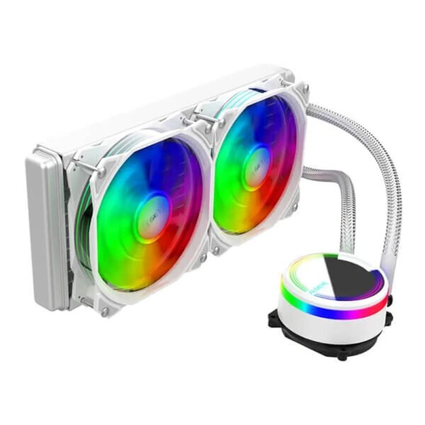 ALSEYE M240W ARGB 240mm CPU Liquid Cooler (White)