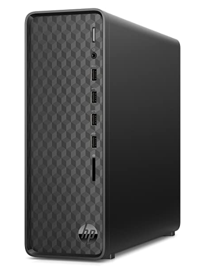 HP Slim Tower Desktop PC 10th Gen Intel Core i3 Processor (8GB/1TB HDD/Wired Keyboard & Mouse/Windows 10/MS Office 2019/Jet Black), S01-pF1007in